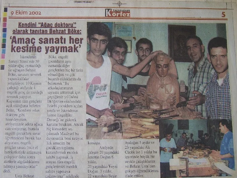 Kendini "ağaç doktoru" olarak tanıtan Behzat Böke: "Amaç sanatı her kesime yaymak"